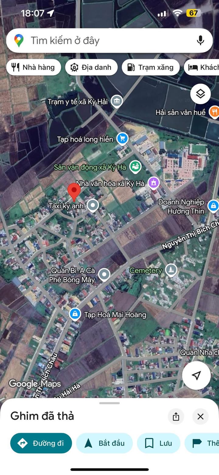 Đất thổ cư Xã Kỳ Hải, Huyện Kỳ Anh 154m² giá 899 triệu - Sổ hồng chính chủ, tiện ích đầy đủ!