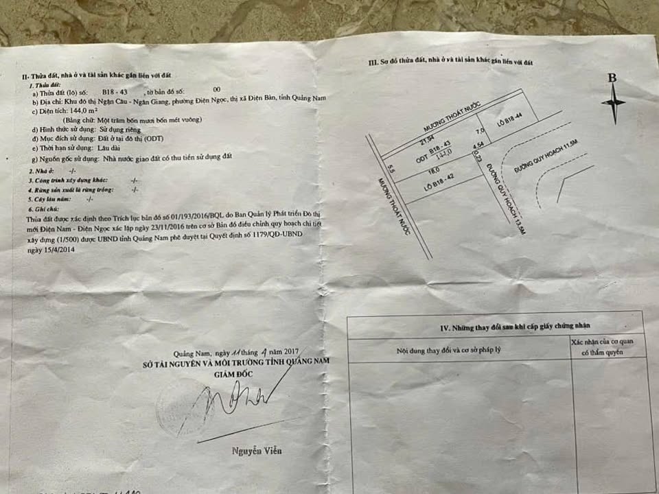 Đất nền KDT Ngân Câu - Ngân Giang 144m² giá 2 tỷ - Sổ hồng chính chủ!