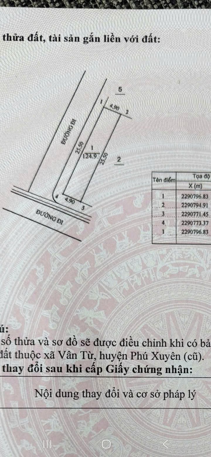 Đất nền thôn Trãi Vân, Chuyên Mỹ 125m² giá chỉ 3 tỷ - Đầu tư sinh lời ngay!