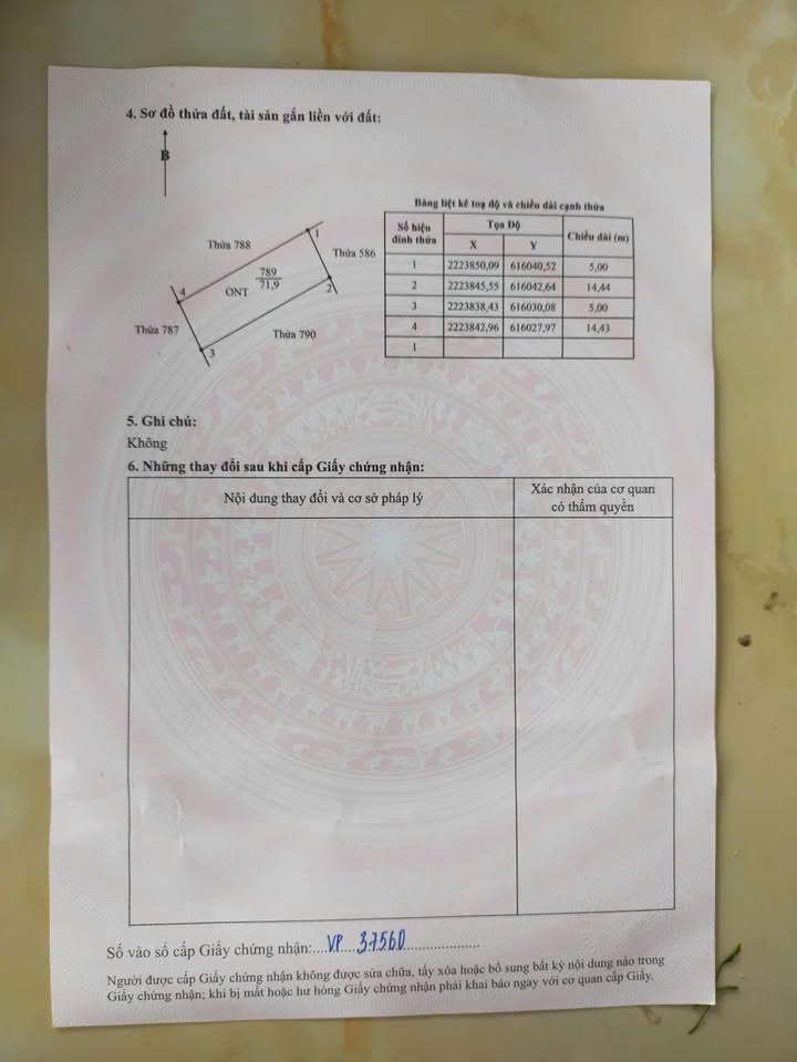 Đất thổ cư 73m² tại Xã Quang Thiện - Gần trung tâm hành chính, chỉ 700 triệu!