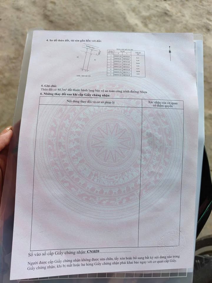 Đất mặt tiền xã Hàm Giang 425m² giá 370 triệu - Gần chợ, trường học!