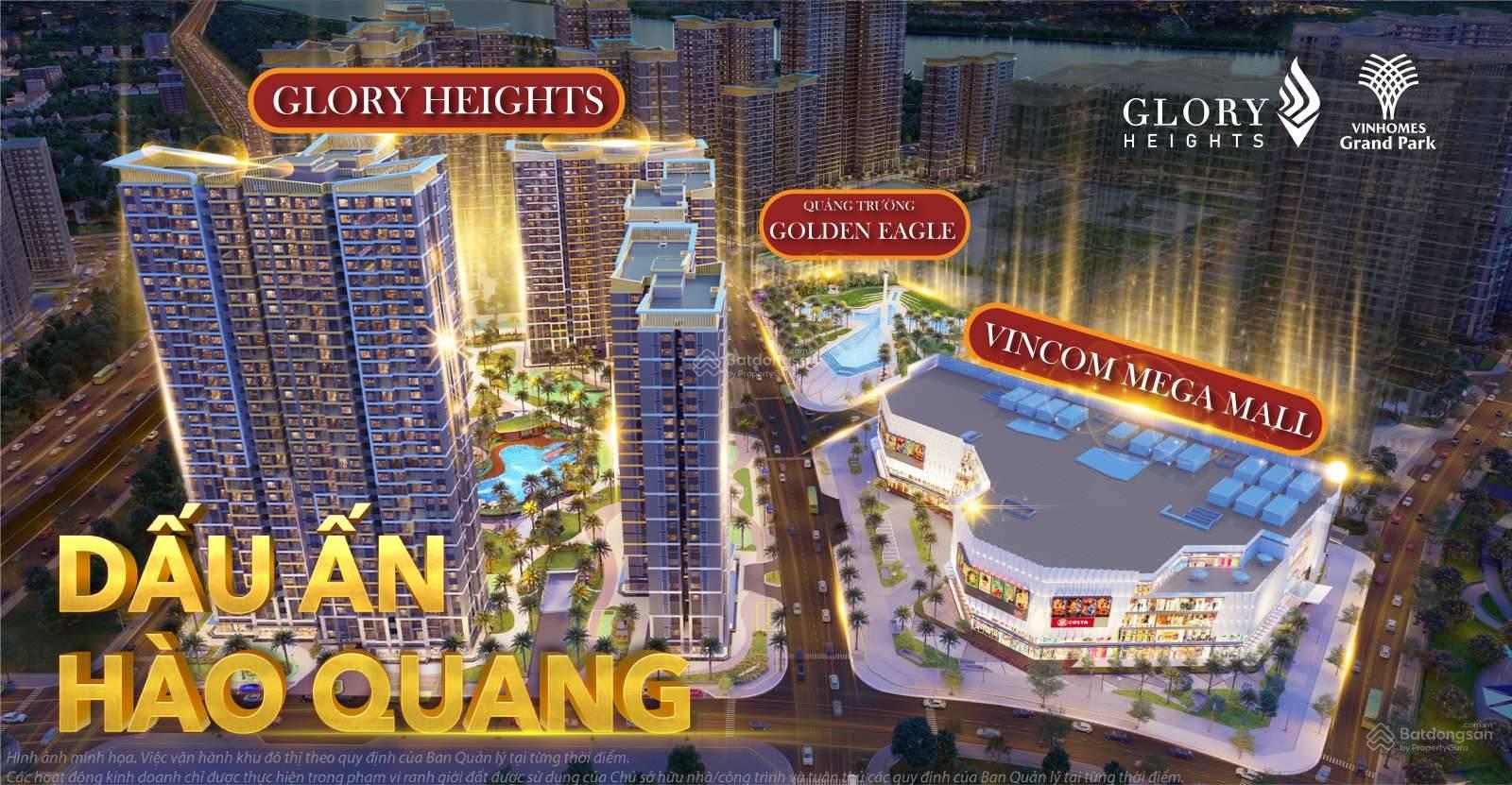 Căn hộ Glory Heights - Vinhomes Grand Park 66.5m² giá 3.2 tỷ - Đầu tư sinh lời!