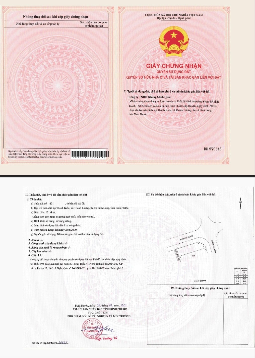 Đất nền Lakeone City Bình Phước 131.4m² giá 2.46 tỷ - Đầu tư sinh lời ngay!