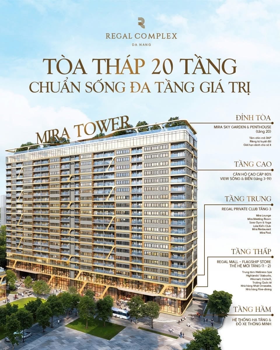 Căn hộ Mira Tower Đà Nẵng 111m² giá 7 tỷ - Sẵn sàng cho cuộc sống thượng lưu!
