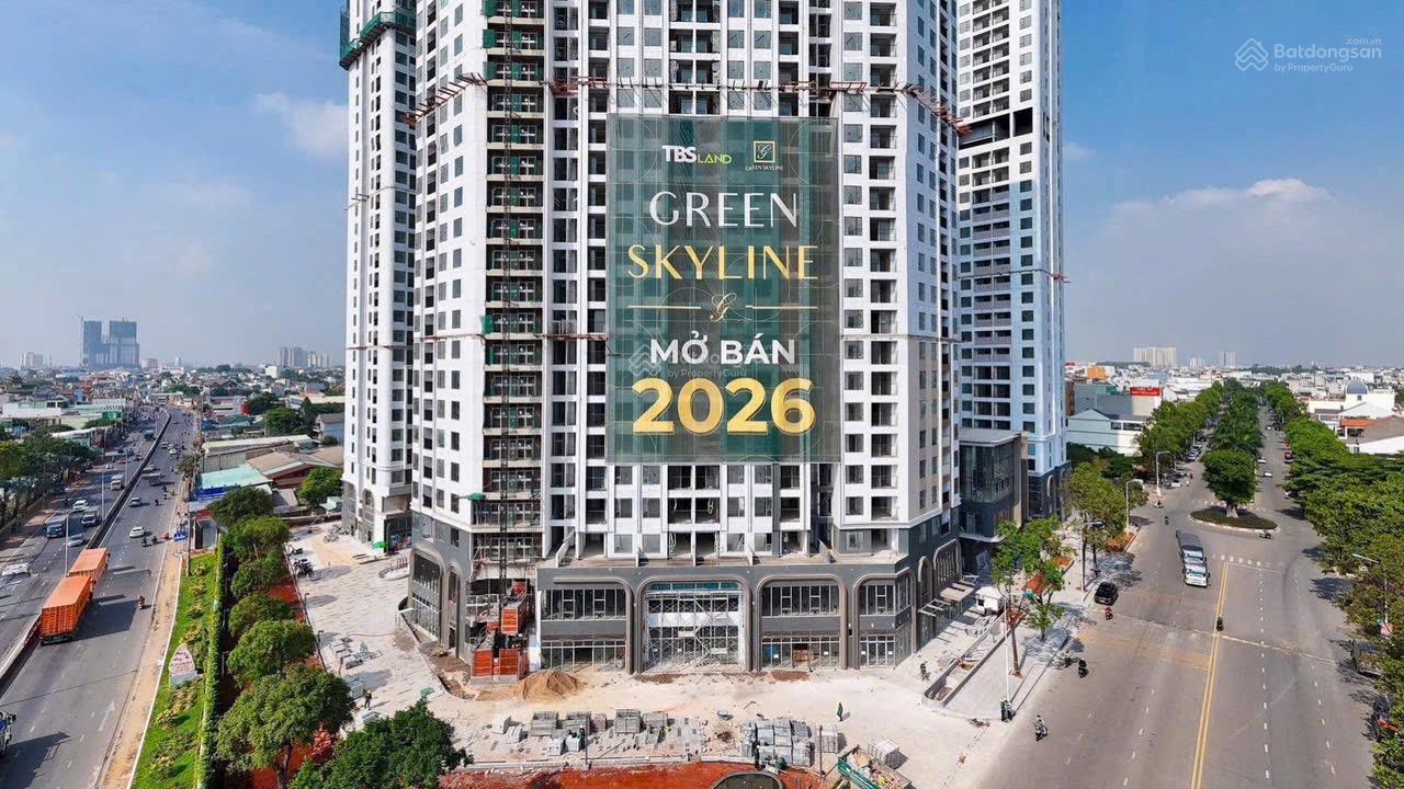 Chung cư Green Skyline Dĩ An 40m² giá 2.5 tỷ - Nhận nhà ngay tháng 04/2026!