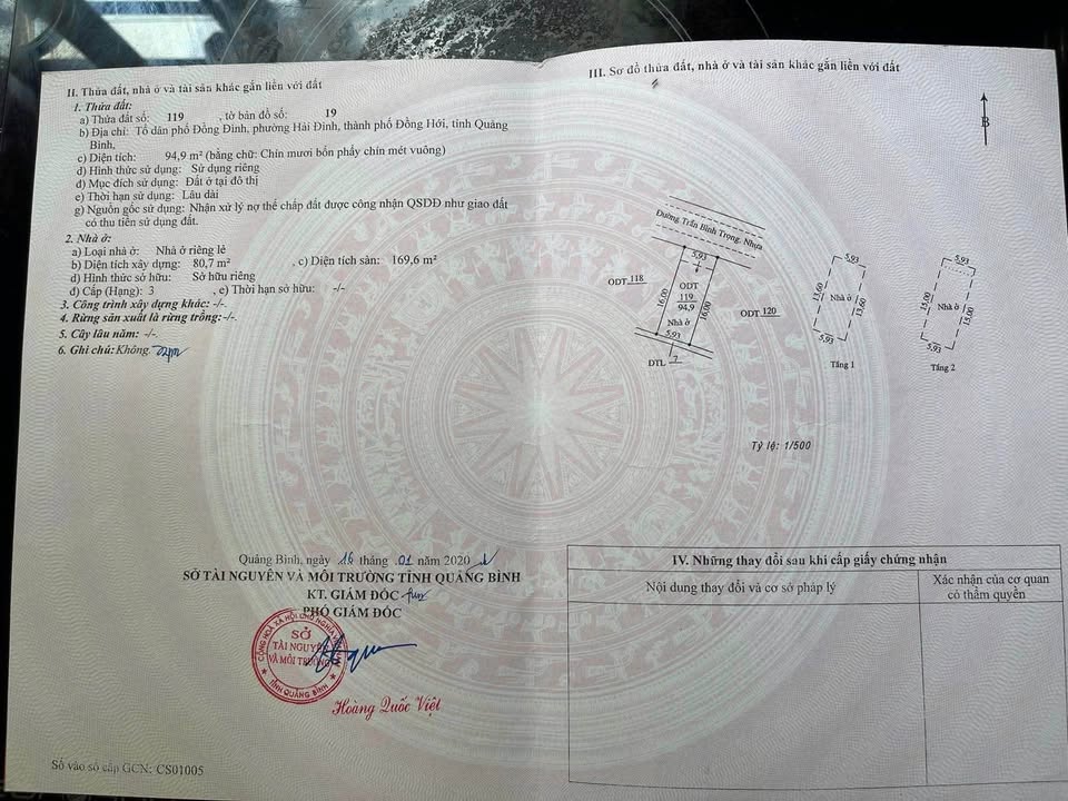 Nhà 2 tầng Đồng Hải, 94m² giá 4 tỷ - Pháp lý rõ ràng