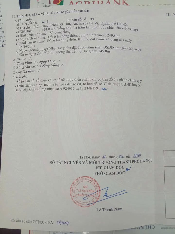 Đất nền Thụy Phương, Bắc Từ Liêm 324m² - Cơ hội đầu tư không thể bỏ lỡ!