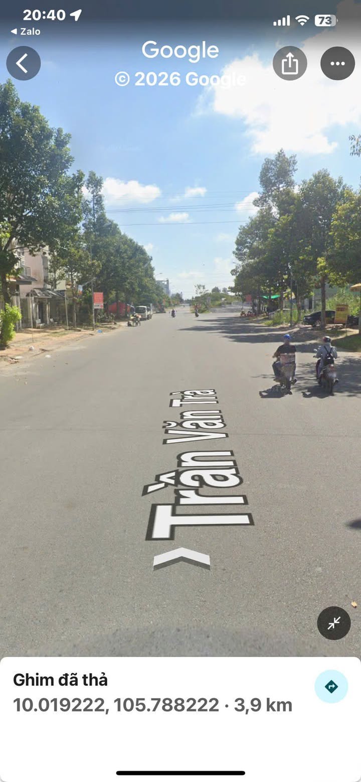 Đất nền mặt tiền Trần Văn Trà, KDC Hưng Phú 92m² chỉ 8 tỷ - Đầu tư sinh lời ngay!