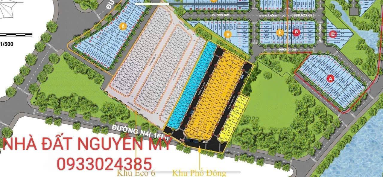 Đất nền Eco6 Trường Lưu, Thủ Đức 52m² giá 3.59 tỷ - Sổ hồng chính chủ