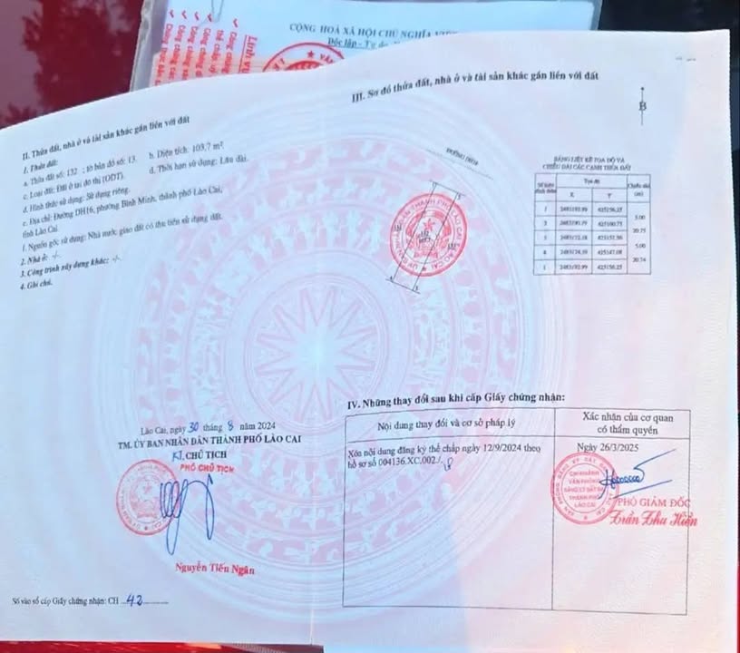 Đất nền phường Bình Minh, Lào Cai 104m² giá 1.7 tỷ - Đầu tư sinh lời ngay!