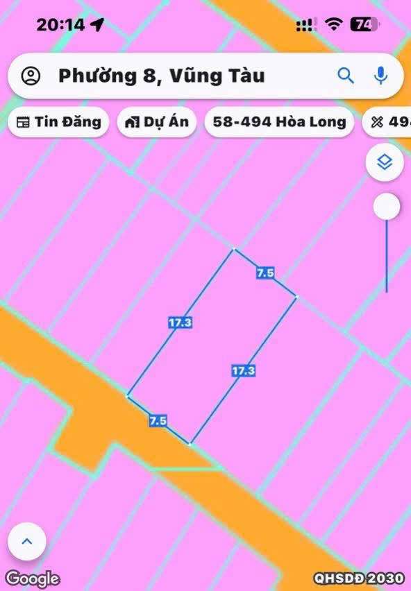 Đất hẻm Trương Công Định, Vũng Tàu 130m² giá 8 tỷ - Sổ đỏ chính chủ, khu dân cư đông đúc!