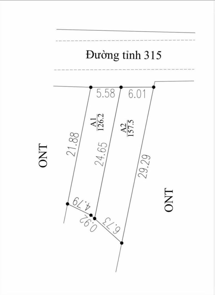 Đất nền liền kề mặt đường tỉnh lộ 315, xã Hiền Quan, 279.9m² - Cơ hội đầu tư sinh lời!