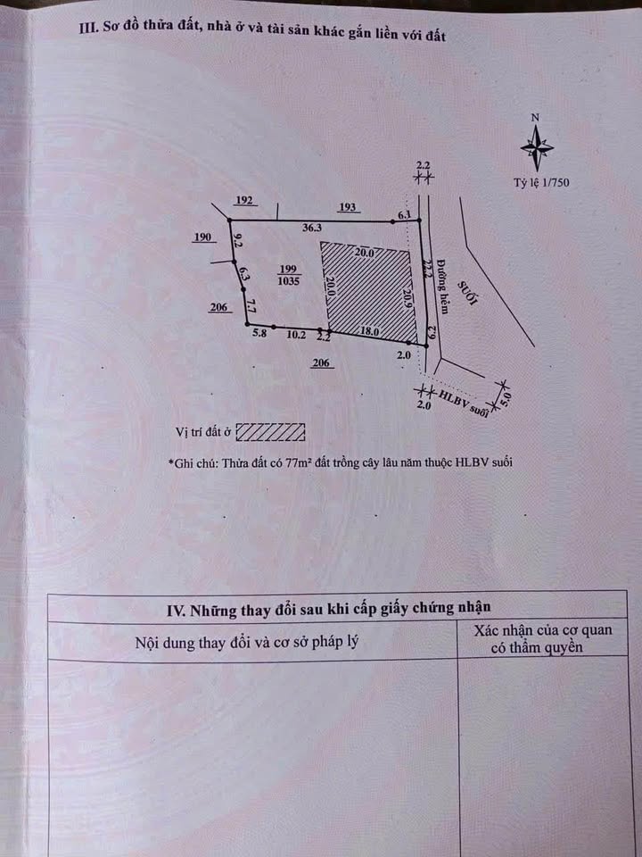Đất nền Trà Hùng Vương, TP. Bảo Lộc 1.035m² giá 1.95 tỷ - Pháp lý rõ ràng!