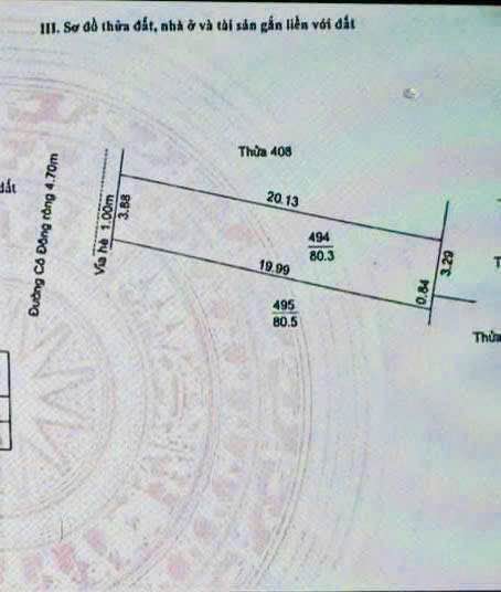Bán đất mặt phố Cô Đông - Hải Dương 80.30m² - Hướng Tây, giá tốt