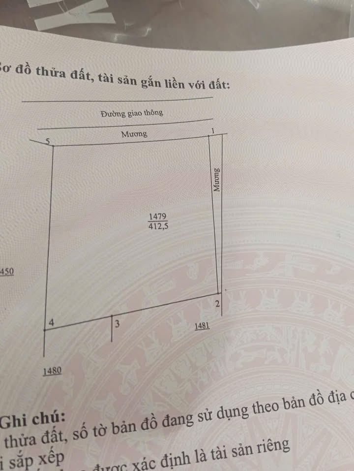 Đất tổ 4 Thị trấn Cẩm Xuyên 412m² giá 1 tỷ - Đường thông thoáng, nở hậu