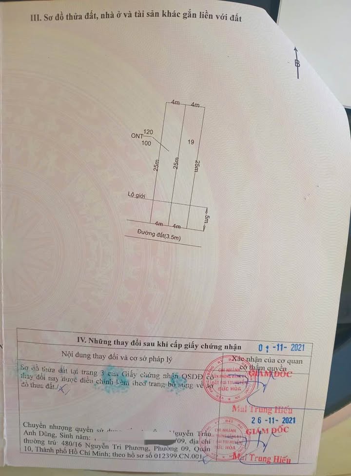 Đất nền Mỹ Hạnh Nam 100m² giá 1.2 tỷ - Sổ hồng riêng, vị trí thuận lợi!