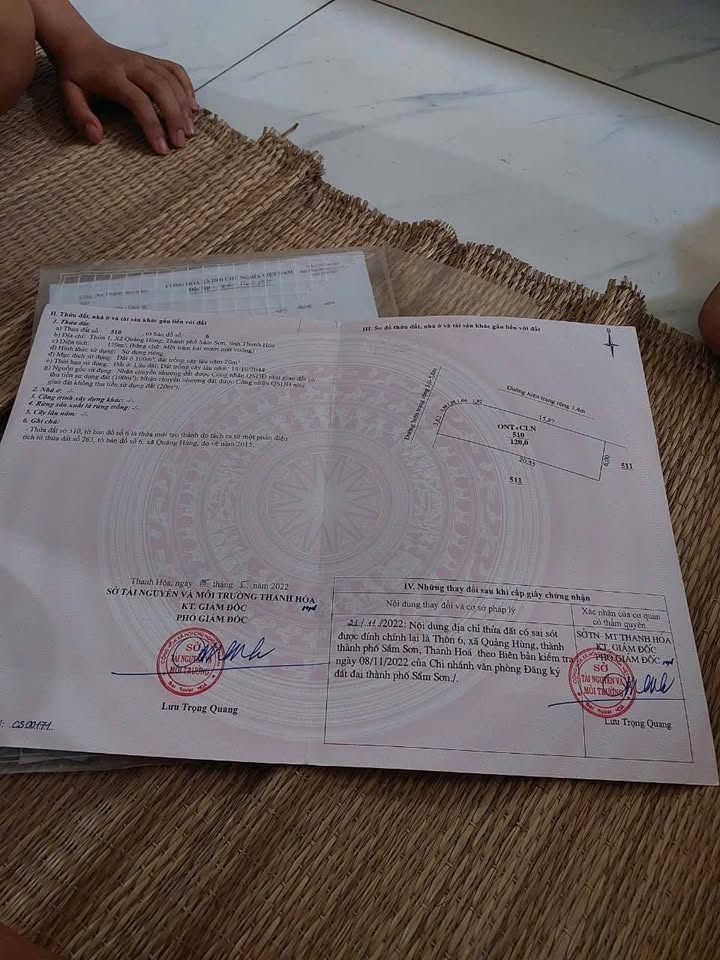 Đất nền thôn 6, xã Quảng Minh, 120m² giá chỉ 900 triệu - Cơ hội đầu tư hấp dẫn!