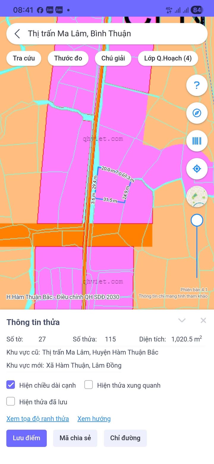 Đất cây trồng xã Hàm Thuận 1000m² giá 900 triệu - Đầu tư lâu dài!