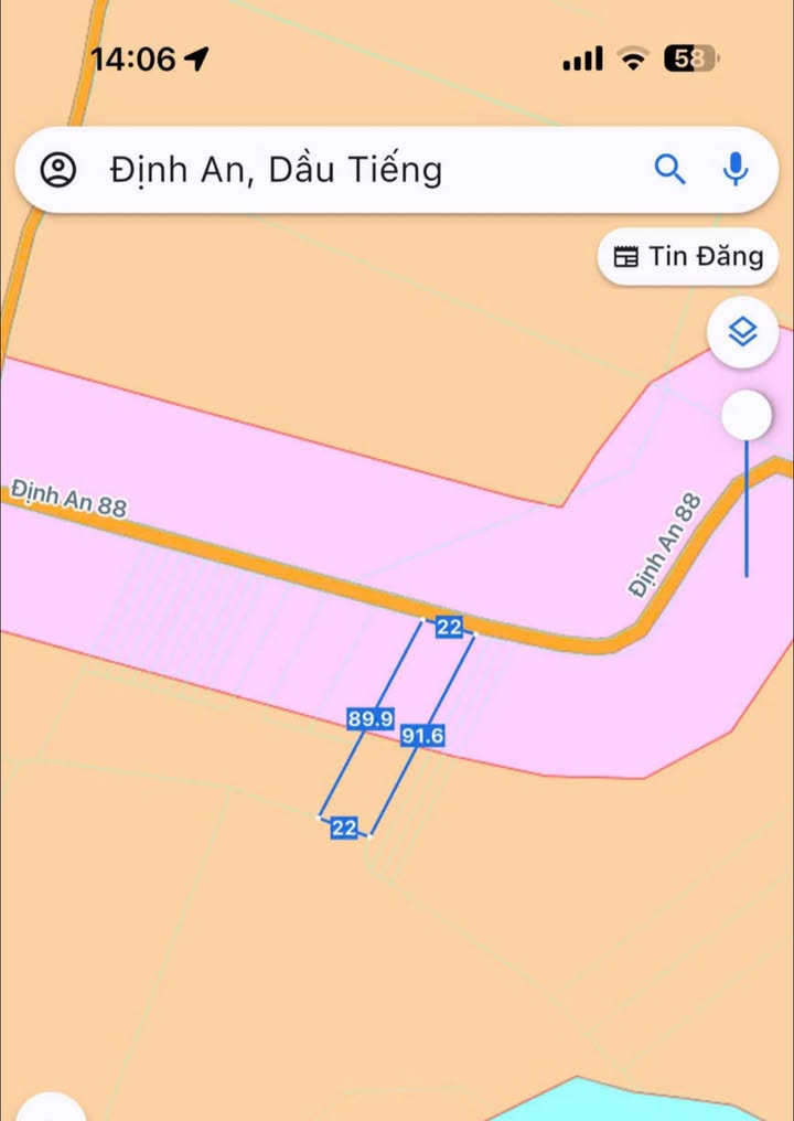 Đất thổ cư Định An, Dầu Tiếng 1980m² giá 2 tỷ - Đầu tư sinh lời!