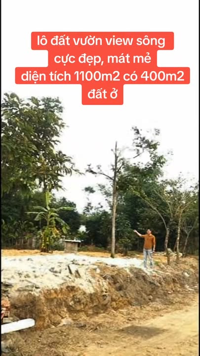 Đất vườn Tam Thăng 1100m² giá 2 tỷ - VIEW SÔNG cực đẹp!