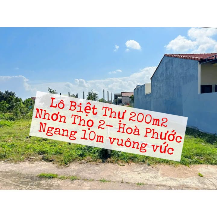 Đất nền Hòa Phước Đà Nẵng 200m² giá 2.5 tỷ - Cơ hội đầu tư tuyệt vời!