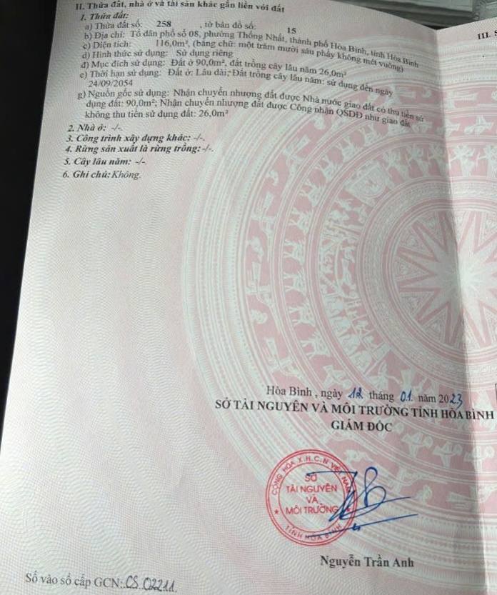 Đất nền Tổ 8 Phường Vân Phú 116m² giá tốt - Đường rộng ô tô đỗ cửa!