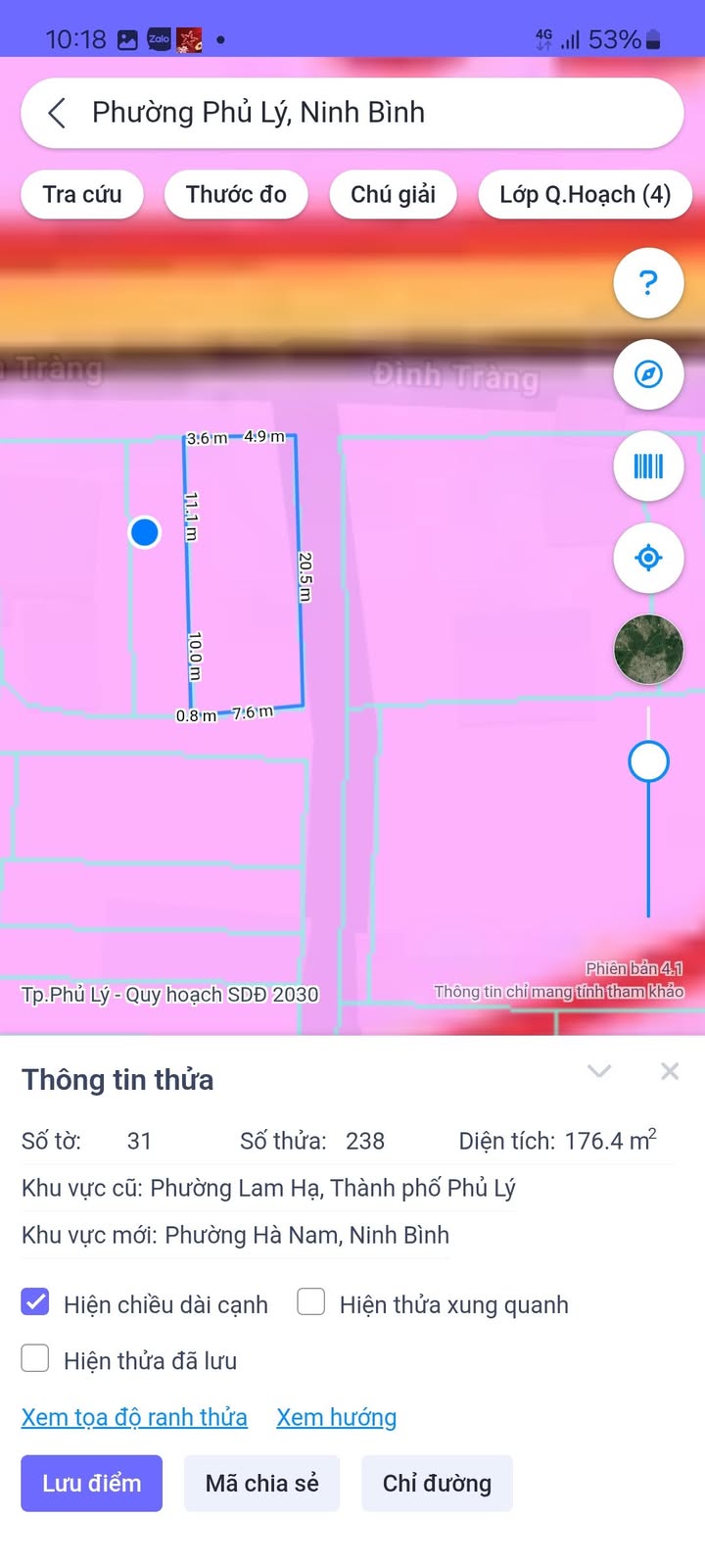 Đất nền lô góc 3 mặt tiền Phường Lam Hạ 176m² giá 4.75 tỷ - Cơ hội đầu tư hấp dẫn!