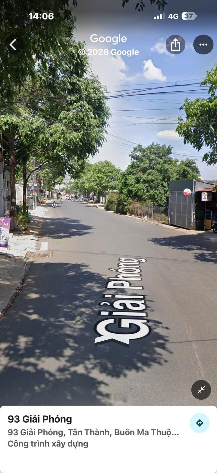 Đất mặt tiền Giải Phóng, Tân Thành, 165m² giá 5.55 tỷ - Đầu tư kinh doanh sinh lời!