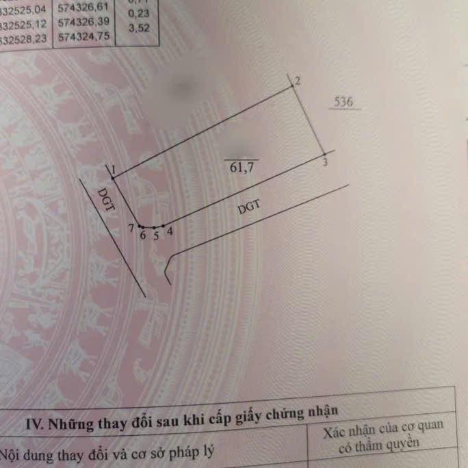 Đất nền lô góc Tân Lập, Đan Phượng, 61,7m² giá chỉ 800 triệu - Đầu tư lý tưởng!