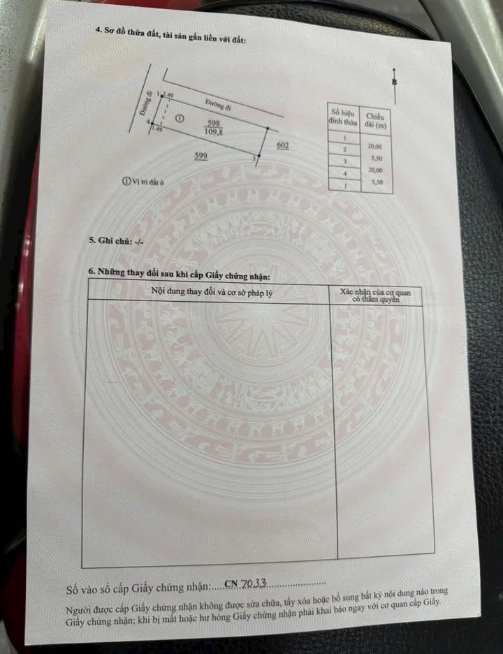 Đất hẻm 579 Nguyễn Công Phương 110m² giá 1.35 tỷ - Sổ đỏ chính chủ