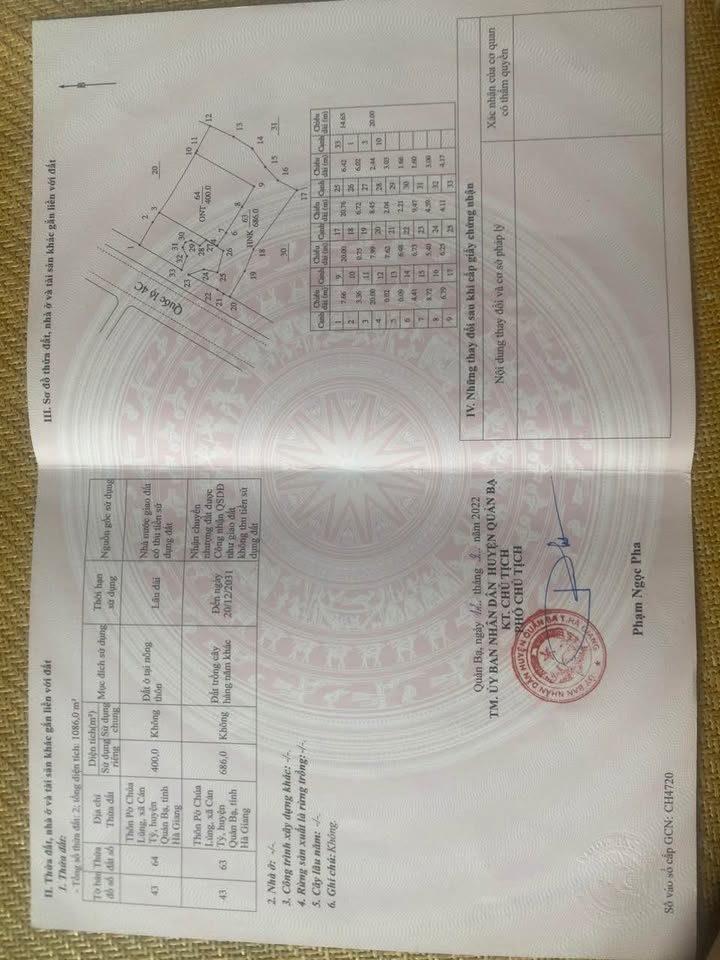 Đất thổ cư 400m² tại Thôn Đầu Cầu 2, Quản Bạ 1.55 tỷ - Tiềm năng kinh doanh lớn!