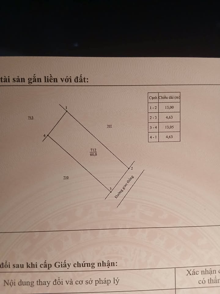 Đất thổ cư 60m² tại Đường Quang Vinh, Thái Nguyên - Giá chỉ 1.286 tỷ!