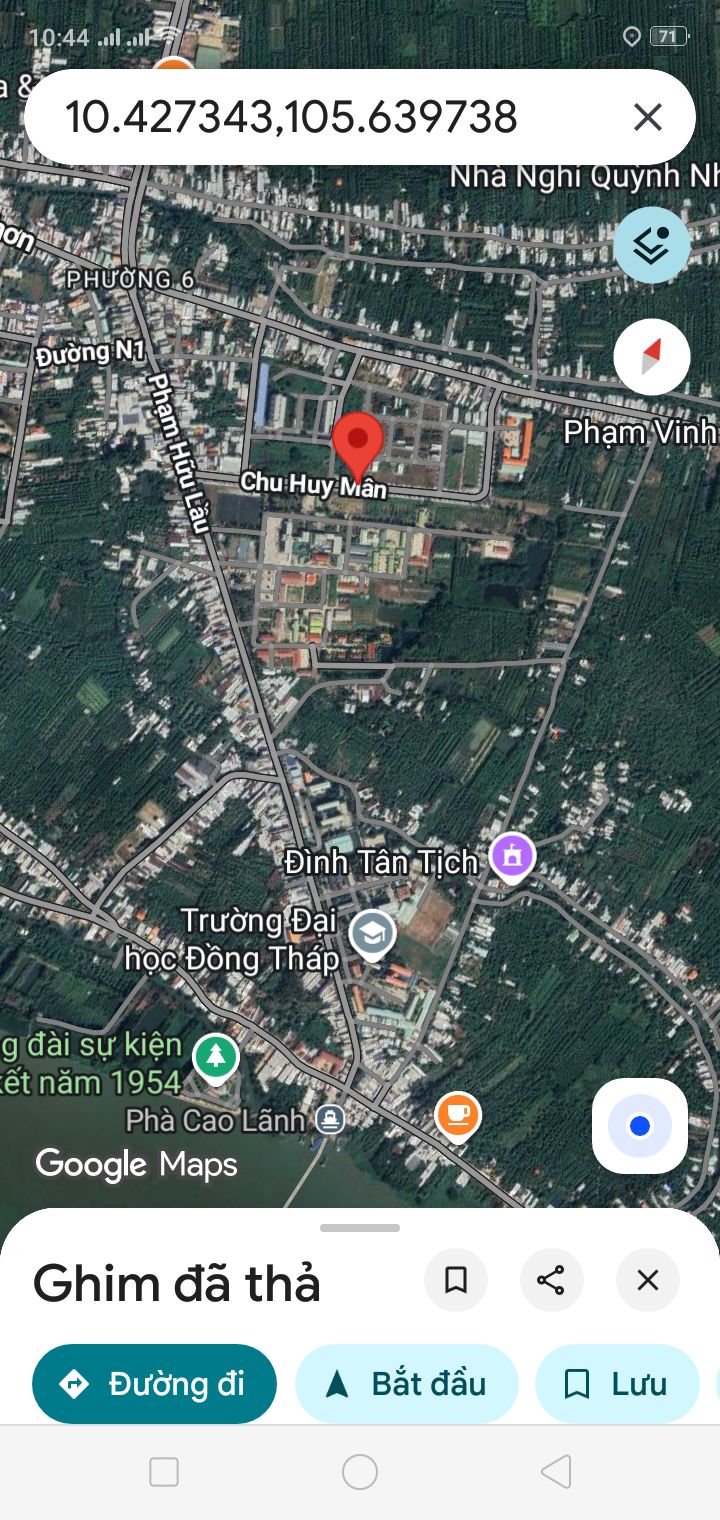 Đất nền KDC Phường 6, Cao Lãnh 81m² giá 1.5 tỷ - Đầu tư sinh lời ngay!