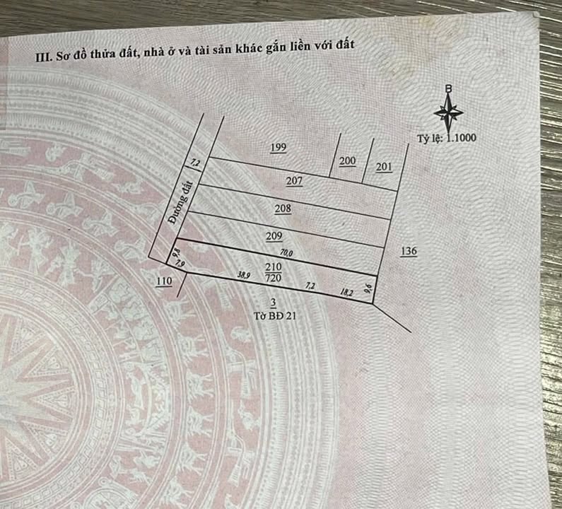 Đất thổ cư Xã Đông Thanh, Huyện Lâm Hà 720m² giá 799 triệu - Cần bán gấp!