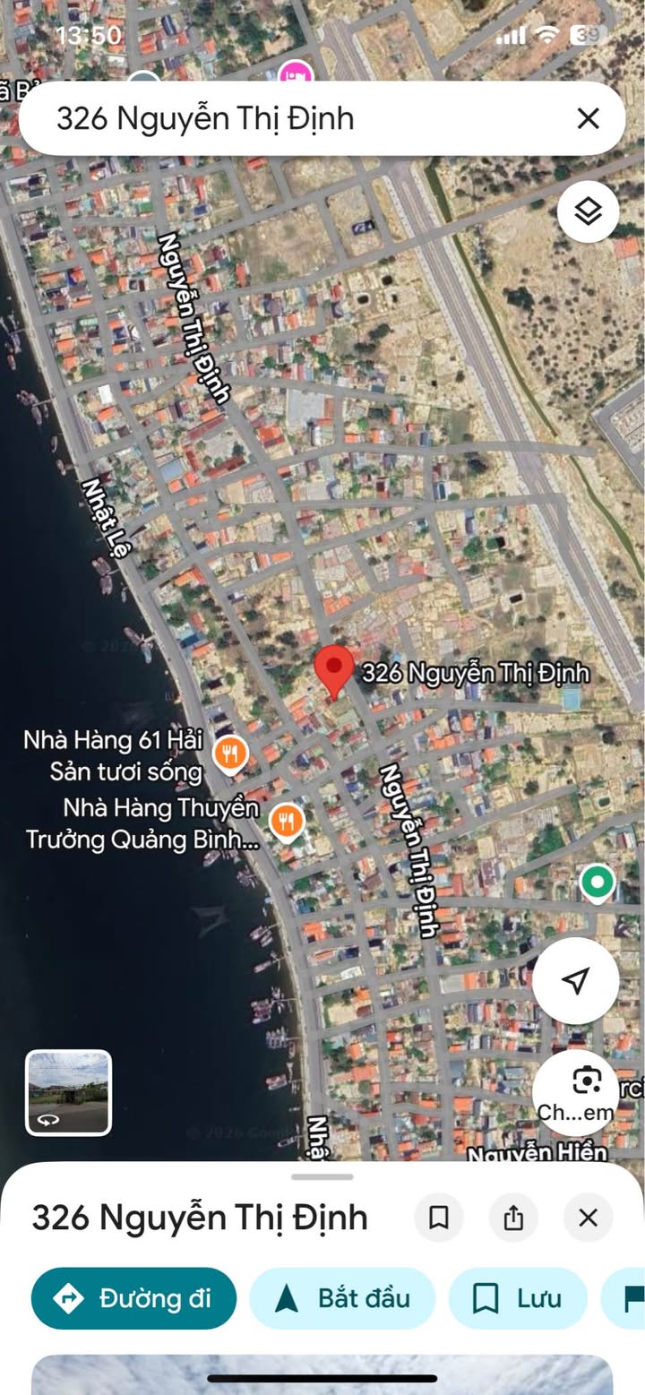 Đất nền 50m² đường Nguyễn Thị Định, Đồng Hới - Giá chỉ 2.8 tỷ!