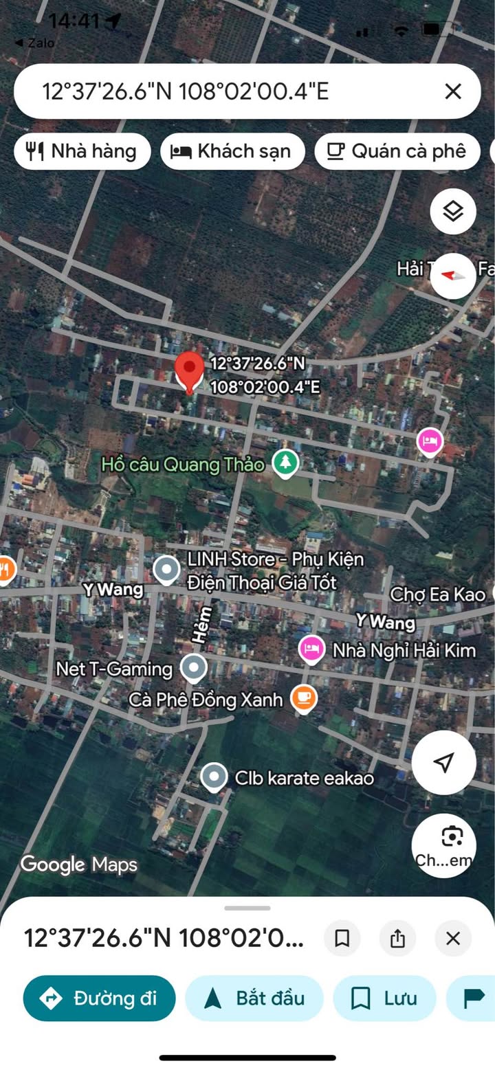 Đất thổ cư thôn Cao Thành, Xã Eakao 110m² giá 1.05 tỷ - Đường bê tông ô tô vào tận nơi!