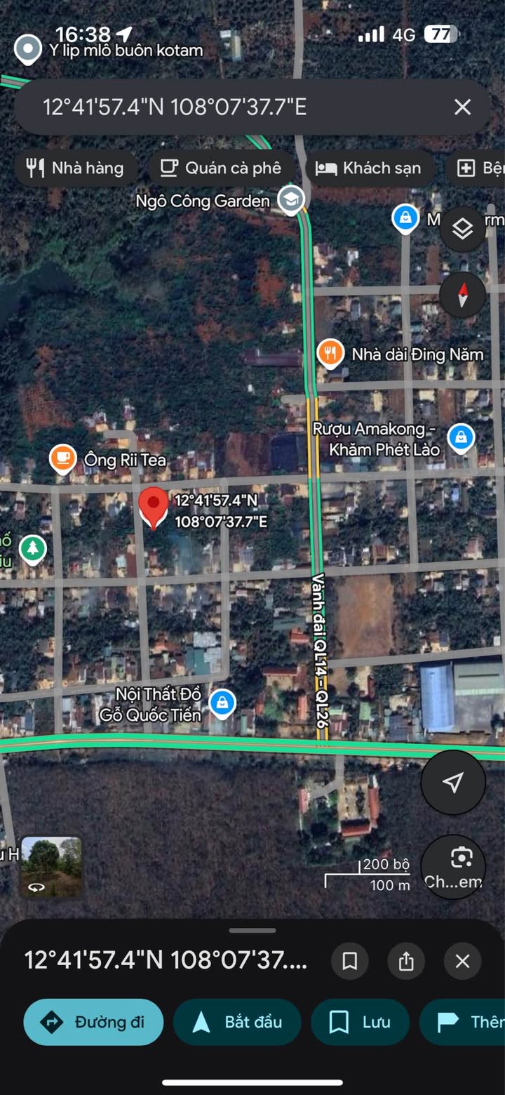 Đất nền liền kề tại hẻm cấp 1 QL26, Tân An, 300m² - Tiềm năng đầu tư lớn!