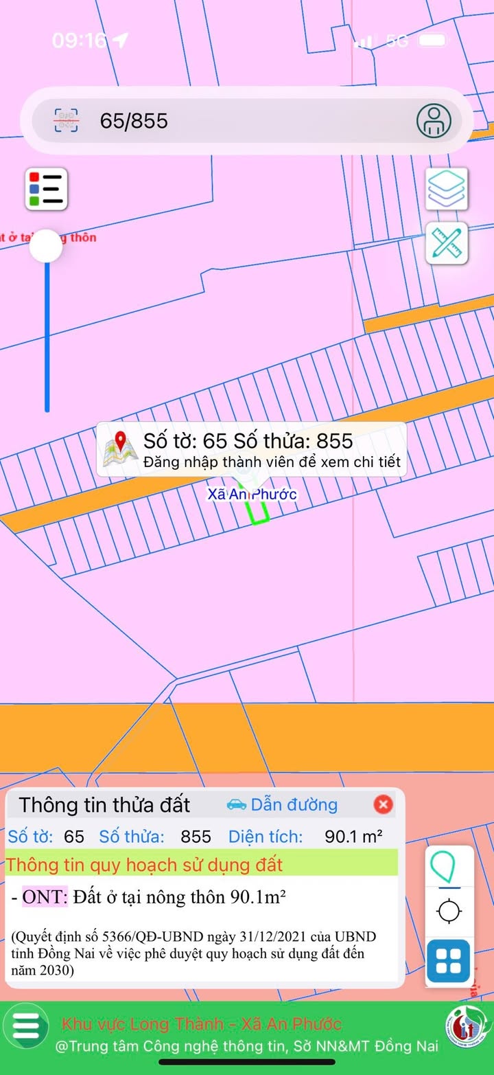 Đất nền ấp 3 xã An Phước 90m² giá 1.8 tỷ - Đầu tư sinh lời ngay!