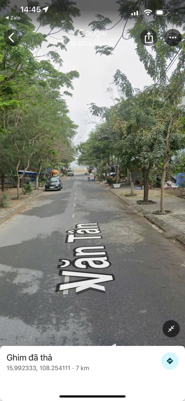 Đất mặt tiền đường Văn Tân, Đà Nẵng 90m² giá 4,xx tỷ - Cơ hội đầu tư hiếm có!