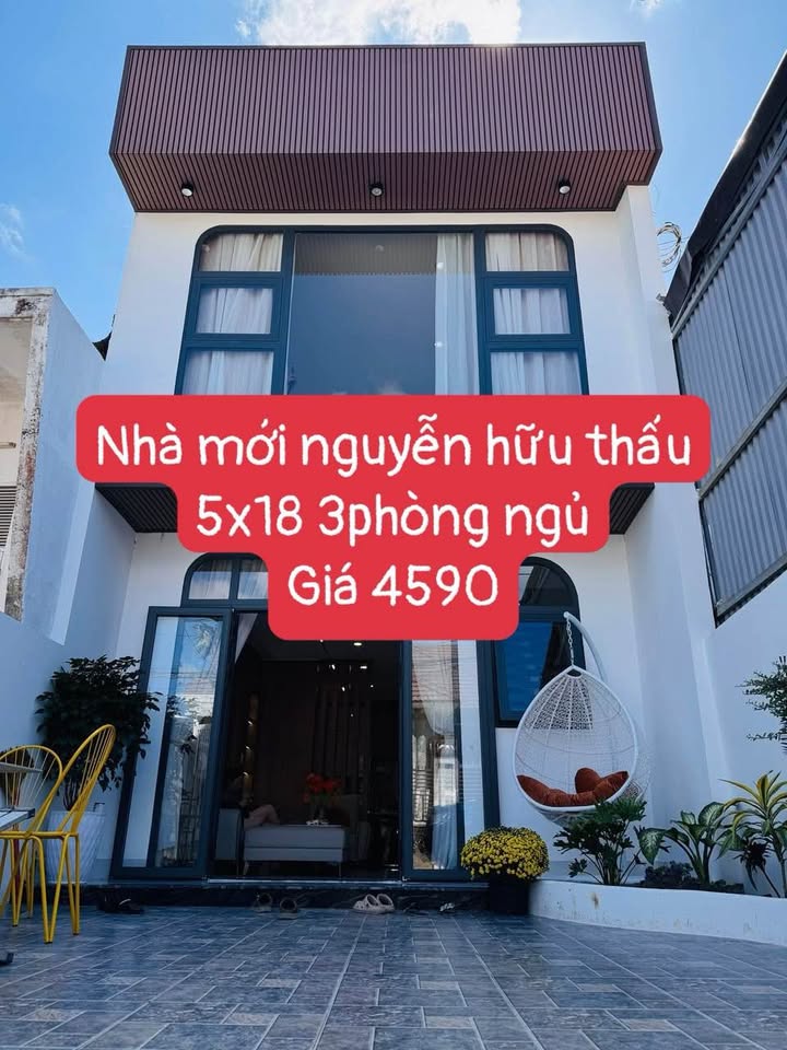 Nhà mới bán 104/2 Nguyễn Hữu Thấu 90m² giá 4.59 tỷ - Sẵn sàng đón Tết!