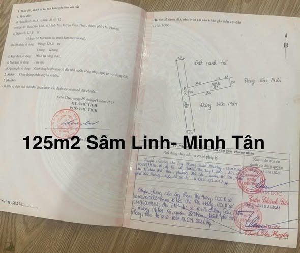 Lô đất tiềm năng Minh Tân 125m² giá chỉ 2.3 tỷ - Cơ hội đầu tư tuyệt vời!
