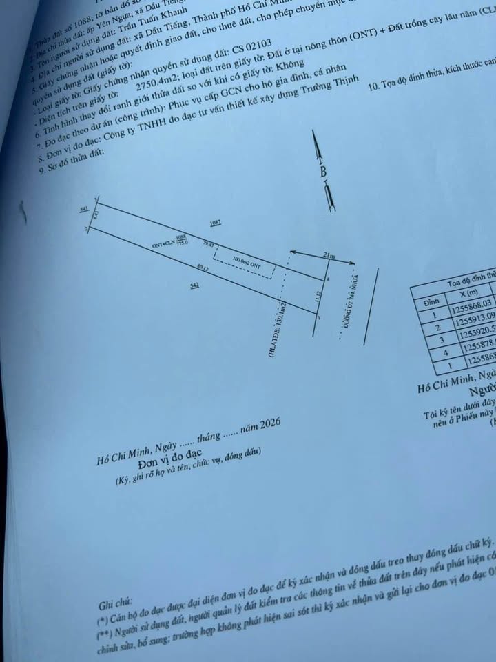 Nhà mặt tiền đường DT 744, Dầu Tiếng, 880m² - Giá thỏa thuận hấp dẫn!