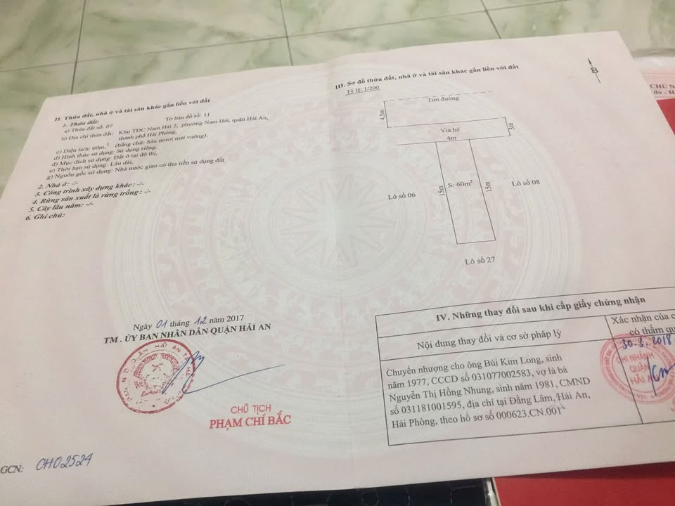 Đất mặt tiền Phường Nam Hải 60m² giá 2.52 tỷ - Đầu tư sinh lời ngay!