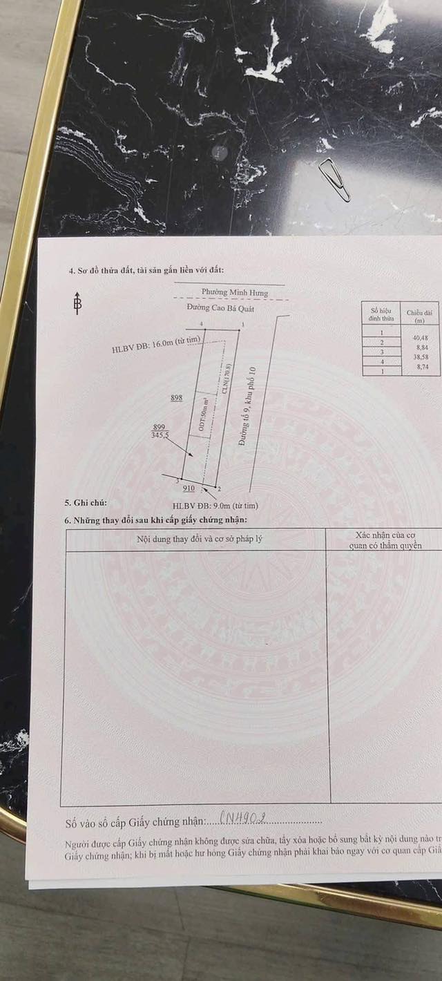 Bán lô đất mặt tiền đường Cao Bá Quát, Quận 1, 360m² - Giá chỉ 1 tỷ!