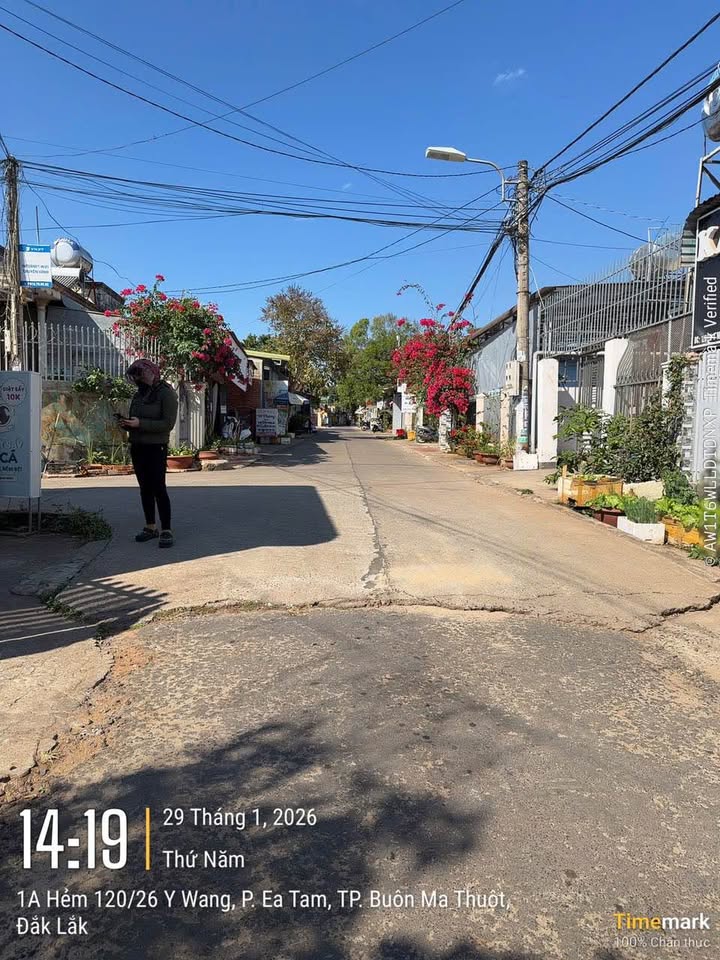 Nhà hẻm 120 Y Wang, Buôn Ma Thuột, 57.6m² giá 1.85 tỷ - Đầu tư sinh lời!