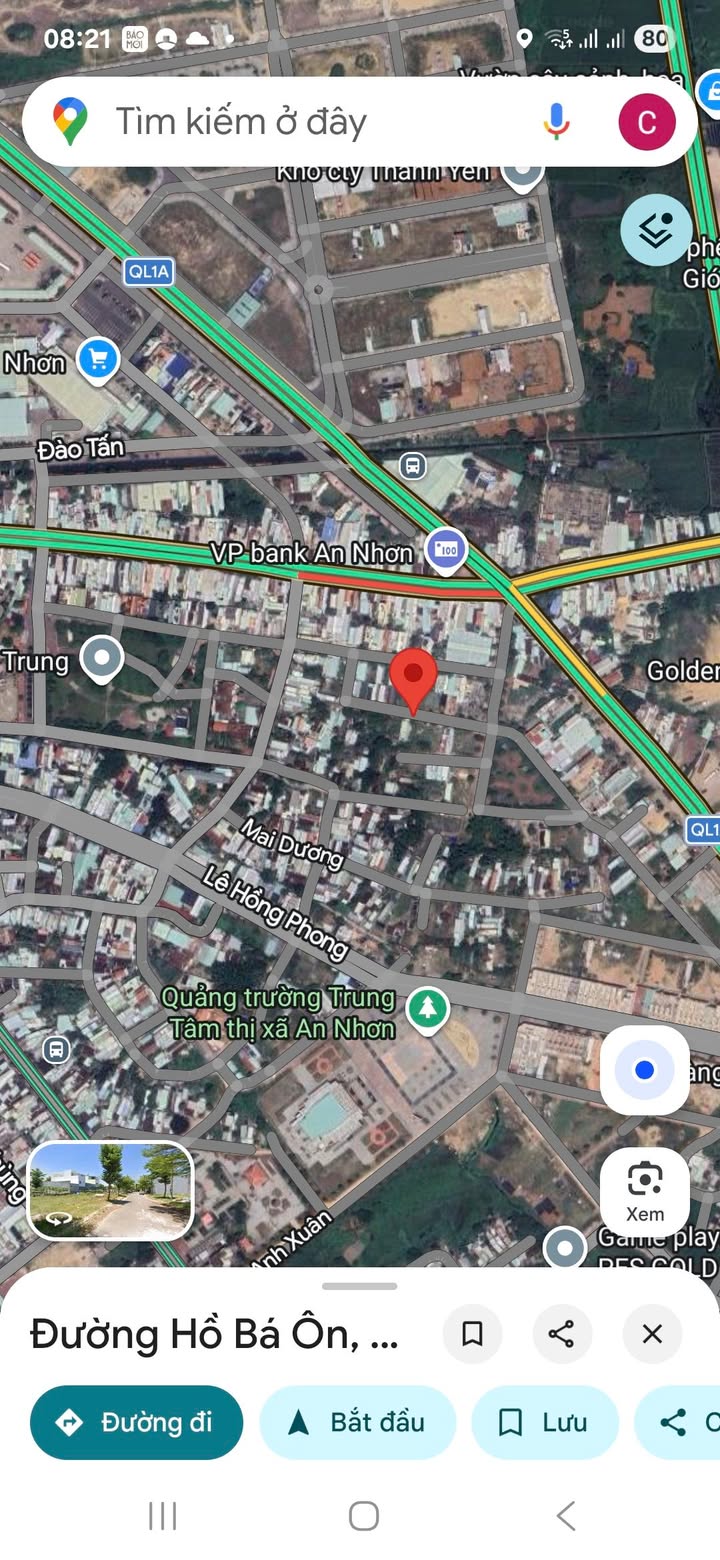 Đất nền liền kề tại phường Bình Định, An Nhơn 85m² giá 1.2 tỷ - Tiện ích đầy đủ xung quanh!