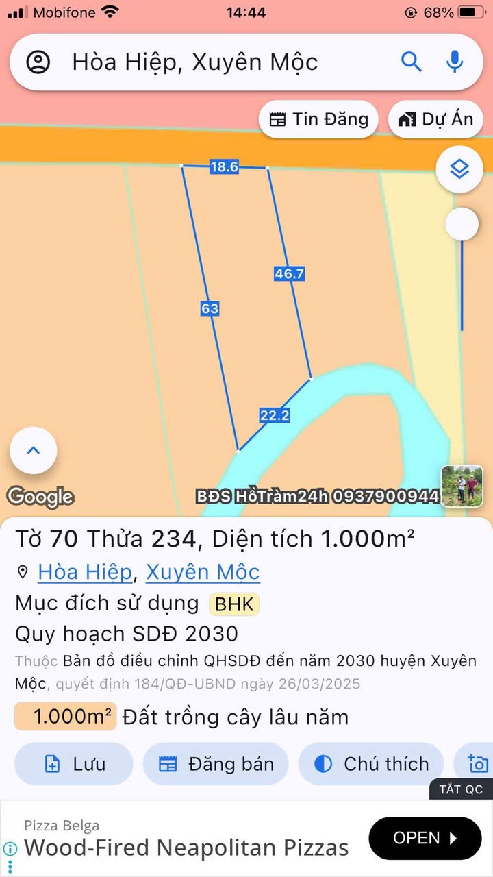 Đất nền Hòa Hiệp, Xuyên Mộc 360m² giá 500 triệu - Cơ hội đầu tư tuyệt vời!