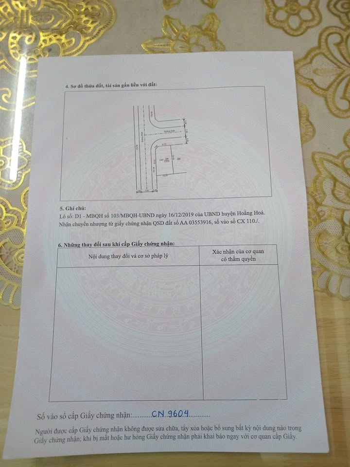 Đất nền Hoằng Kim 212m² giá 5 tỷ - Đầu tư sinh lời ngay cạnh cụm công nghiệp!