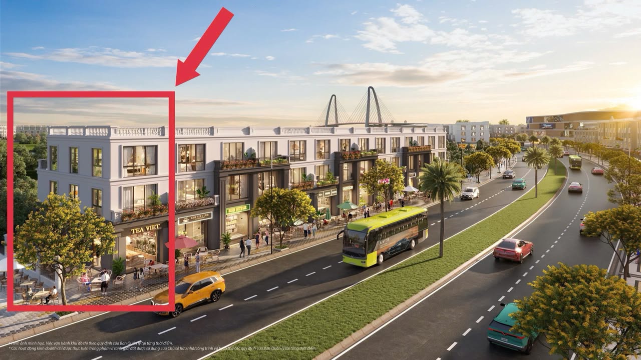 Shophouse Vinhomes Vũ Yên 135m² giá 11 tỷ - Đầu tư sinh lời vượt trội!