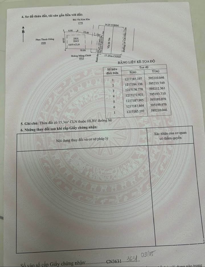 Đất nền liền kề MT đường Lê Chí Dân, Thủ Dầu Một 304m² - Giá tốt cho đầu tư!